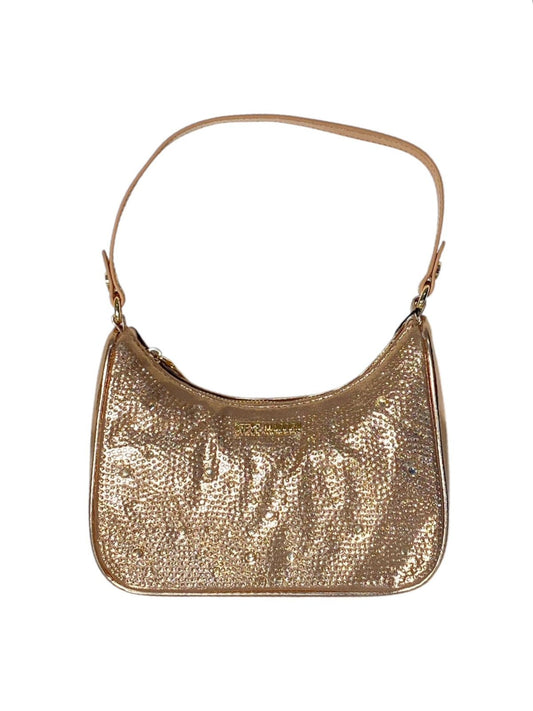 Bolsa de Mano Steve Madden dorada con Pedrería